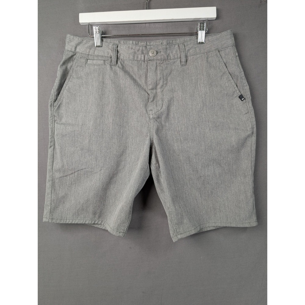 Quiksilver Mens Straight Fit‎ Hybrid Shorts Heather Gray Size 34